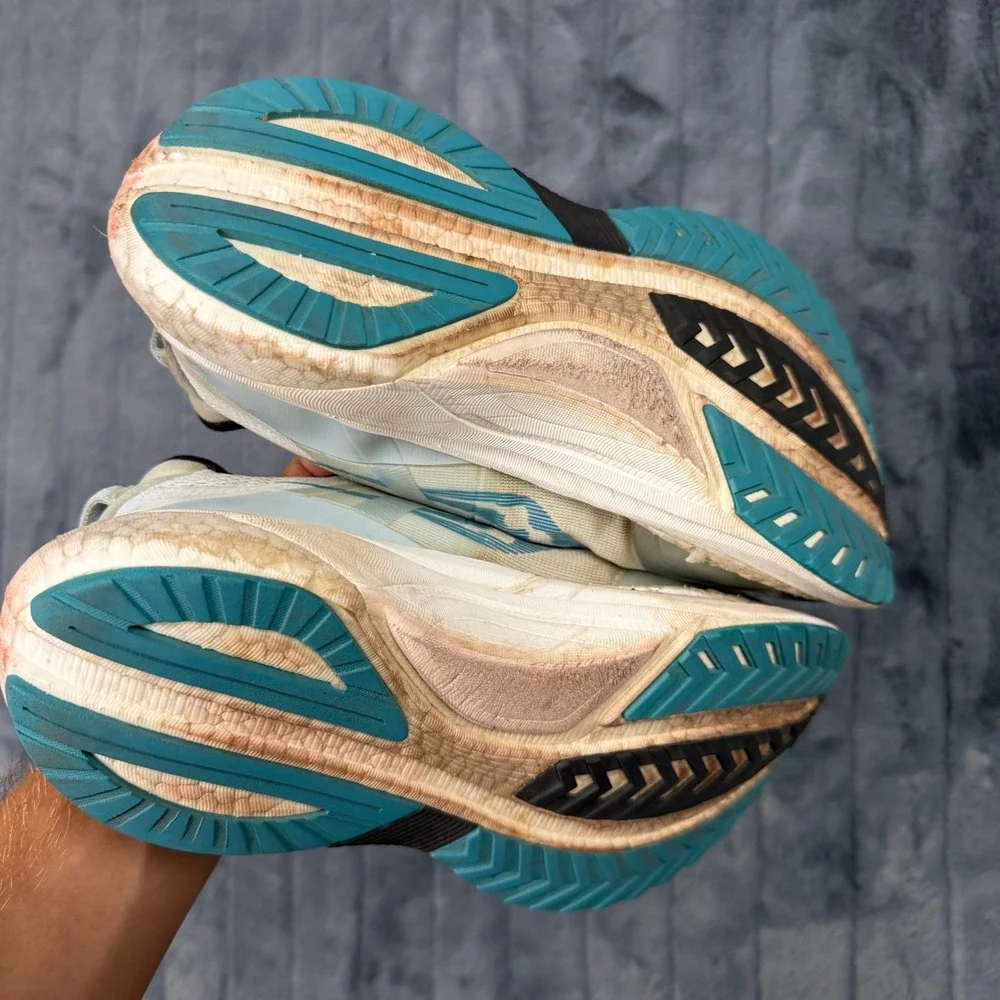 Saucony Tempus Womens Running Shoes S10720-20 Cream Teal Size 8